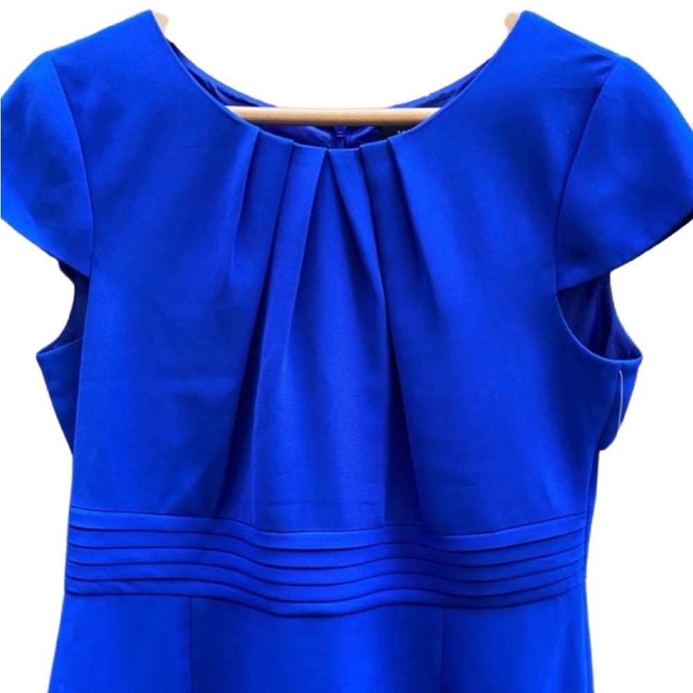 Tahari Royal Blue Sexy Sheath Dress, $129 retail NWT, size 14 - Picture 4 of 13
